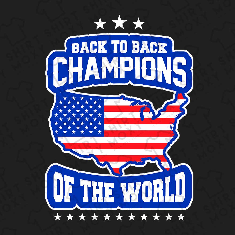 Back To Back Champions Of The World